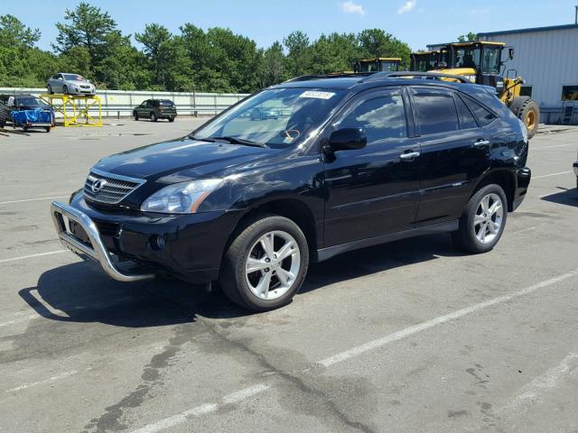 JTJHW31UX82071031 - 2008 LEXUS RX 400H BLACK photo 2