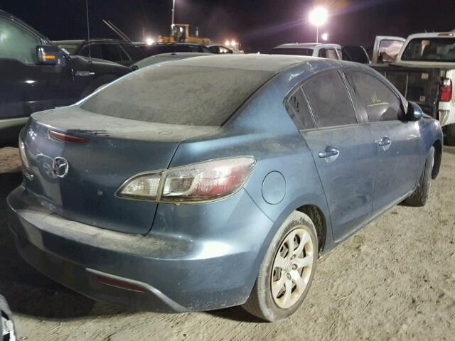 JM1BL1UF7B1424356 - 2011 MAZDA 3 I BLUE photo 4