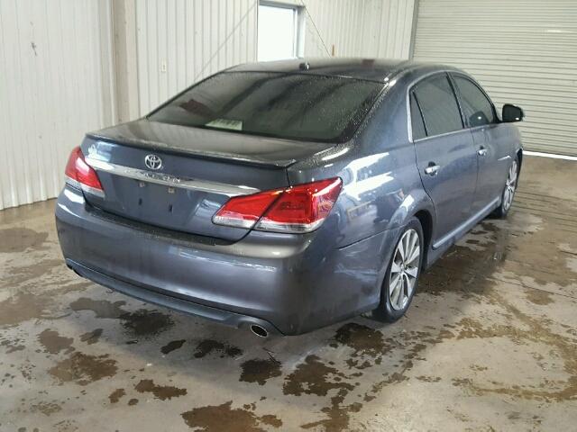 4T1BK3DB9BU438068 - 2011 TOYOTA AVALON BAS CHARCOAL photo 4