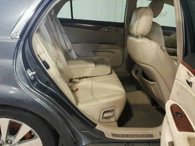 4T1BK3DB9BU438068 - 2011 TOYOTA AVALON BAS CHARCOAL photo 6