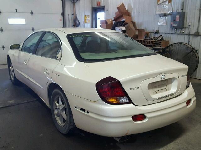 1G3GR64H224174185 - 2002 OLDSMOBILE AURORA WHITE photo 3