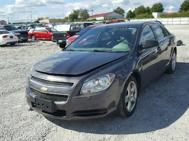 1G1ZB5EB8AF268925 - 2010 CHEVROLET MALIBU LS CHARCOAL photo 2