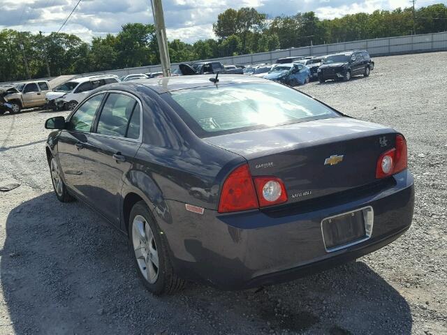 1G1ZB5EB8AF268925 - 2010 CHEVROLET MALIBU LS CHARCOAL photo 3