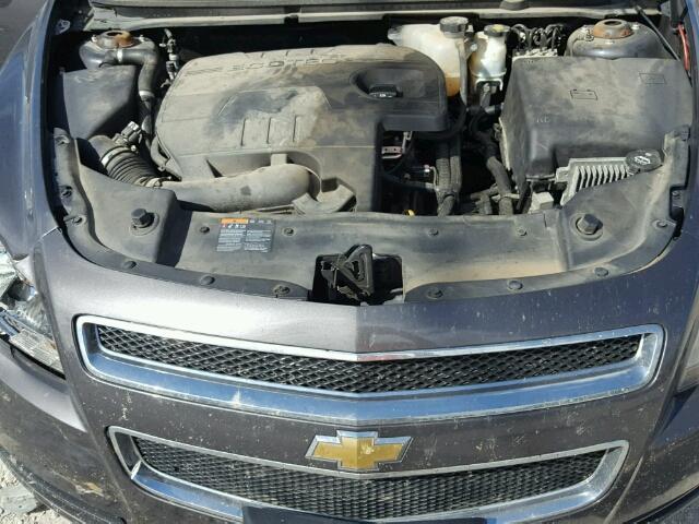 1G1ZB5EB8AF268925 - 2010 CHEVROLET MALIBU LS CHARCOAL photo 7