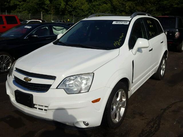 3GNAL4EK7DS591074 - 2013 CHEVROLET CAPTIVA LT WHITE photo 2