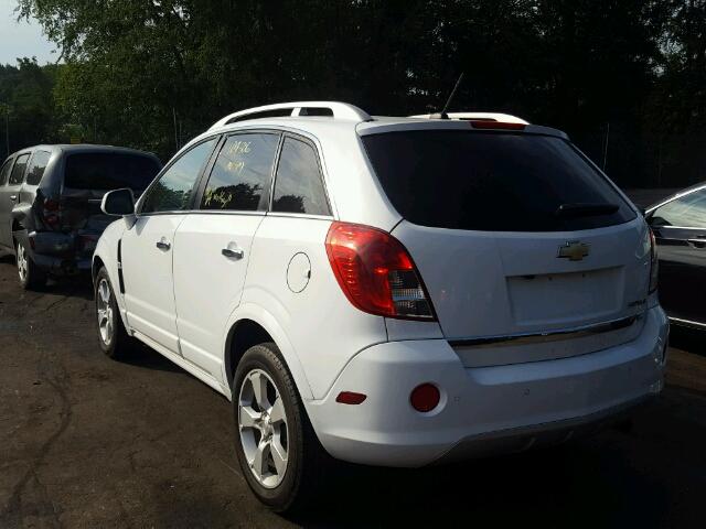 3GNAL4EK7DS591074 - 2013 CHEVROLET CAPTIVA LT WHITE photo 3