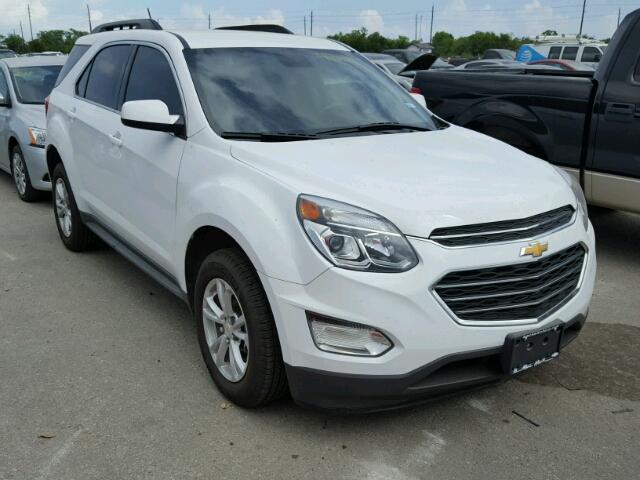 2GNALCEK6H1504678 - 2017 CHEVROLET EQUINOX LT WHITE photo 1