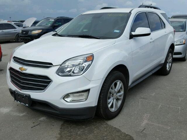 2GNALCEK6H1504678 - 2017 CHEVROLET EQUINOX LT WHITE photo 2