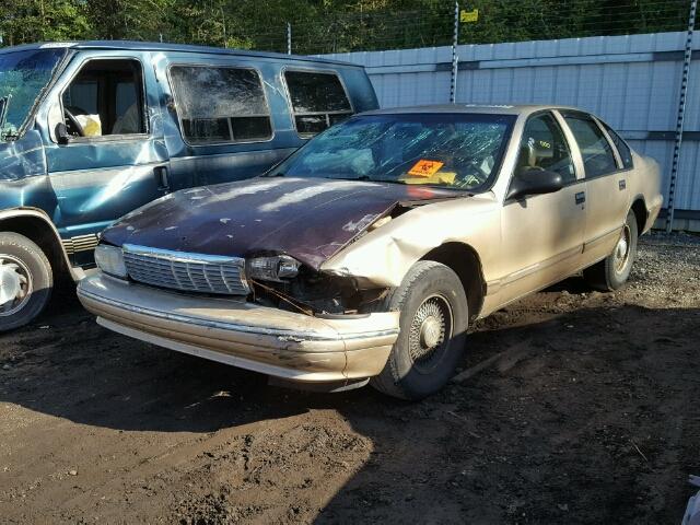 1G1BL52P0SR100615 - 1995 CHEVROLET CAPRICE BEIGE photo 2