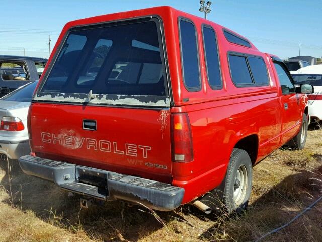 1GCEC14W8WZ103625 - 1998 CHEVROLET GMT-400 C1 RED photo 4