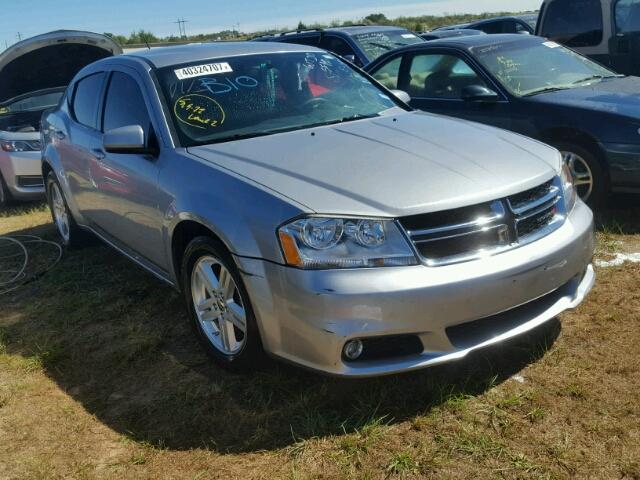 1C3CDZCB4EN119199 - 2014 DODGE AVENGER SILVER photo 1