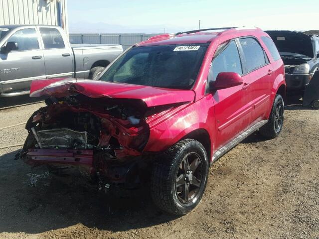 2CNDL63F566165811 - 2006 CHEVROLET EQUINOX LT RED photo 2