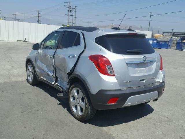 KL4CJASB5GB655276 - 2016 BUICK ENCORE SILVER photo 3