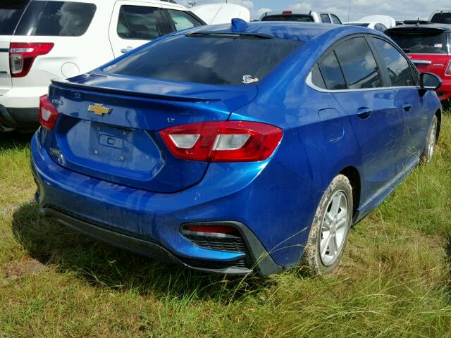 1G1BE5SM3G7243299 - 2016 CHEVROLET CRUZE BLUE photo 4