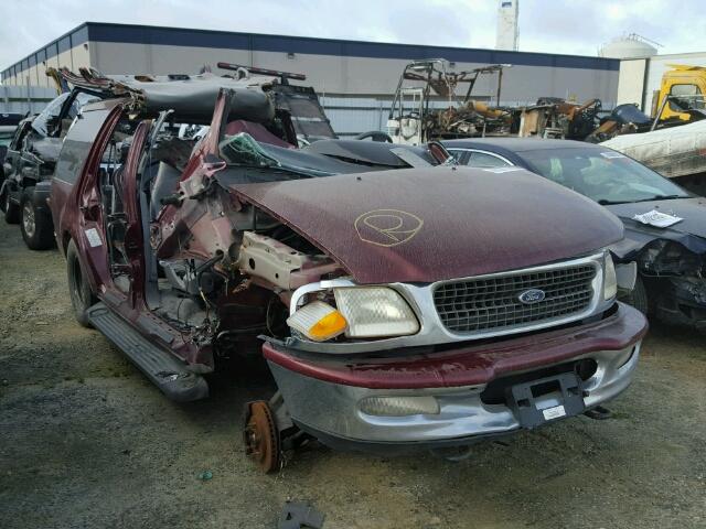 1FMRU18W8WLC17082 - 1998 FORD EXPEDITION MAROON photo 1