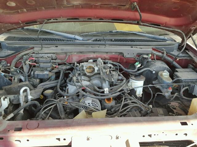1FMRU18W8WLC17082 - 1998 FORD EXPEDITION MAROON photo 7