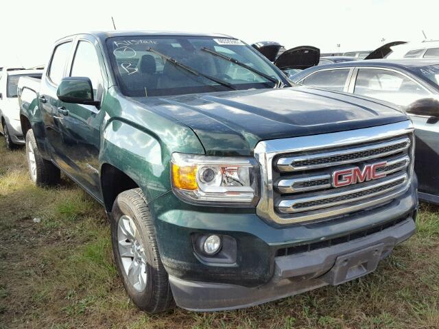 1GTG5BEA1F1177916 - 2015 GMC CANYON GREEN photo 1