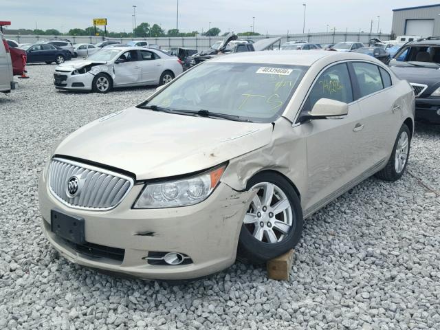 1G4GD5E3XCF186355 - 2012 BUICK LACROSSE P GOLD photo 2