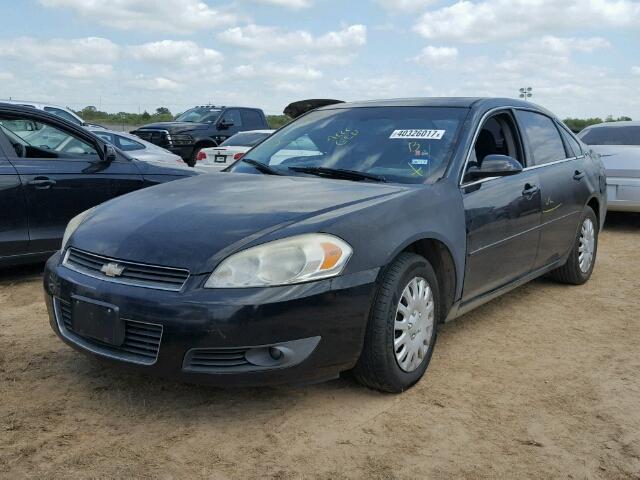 2G1WC583189249916 - 2008 CHEVROLET IMPALA BLACK photo 2