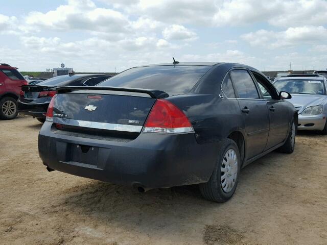 2G1WC583189249916 - 2008 CHEVROLET IMPALA BLACK photo 4