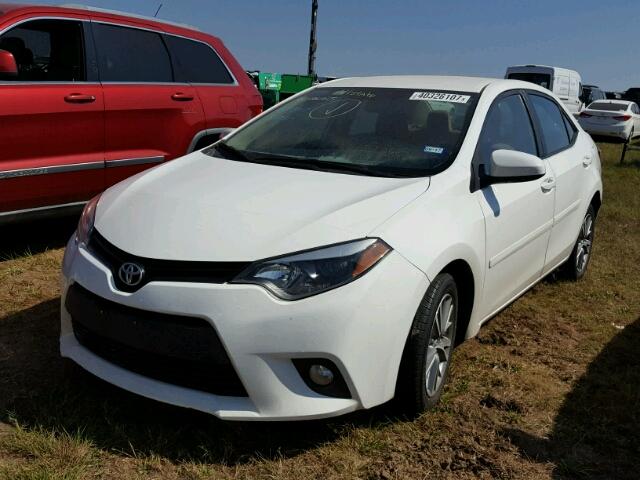 5YFBURHE1EP051845 - 2014 TOYOTA COROLLA L WHITE photo 2