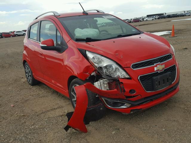 KL8CF6S99EC455194 - 2014 CHEVROLET SPARK 2LT RED photo 1