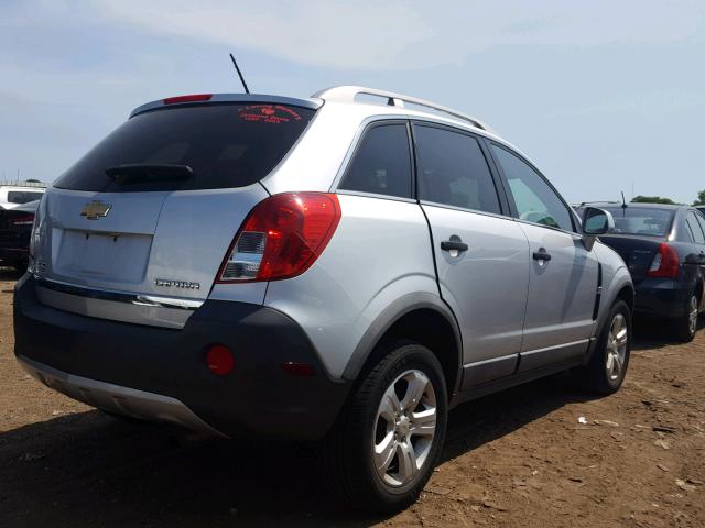 3GNAL2EKXDS634181 - 2013 CHEVROLET CAPTIVA LS SILVER photo 4