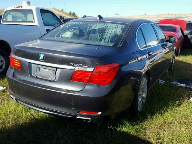 WBAKC8C50CC434621 - 2012 BMW 7 SERIES BLACK photo 4