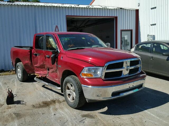 1D3HV18T79S719117 - 2009 DODGE RAM 1500 RED photo 1