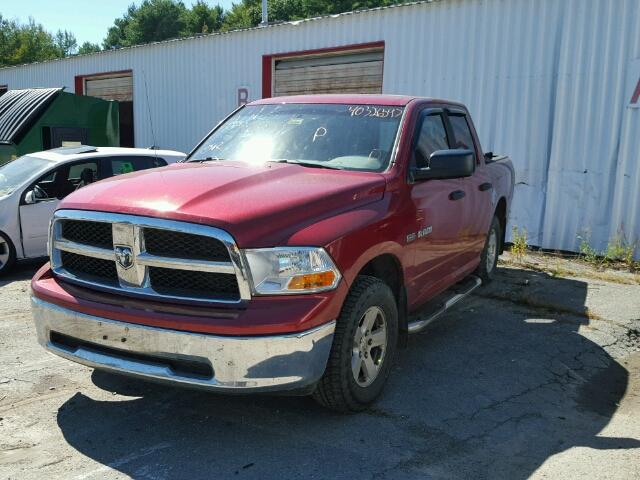 1D3HV18T79S719117 - 2009 DODGE RAM 1500 RED photo 2