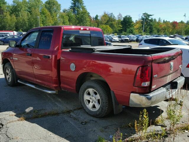 1D3HV18T79S719117 - 2009 DODGE RAM 1500 RED photo 3