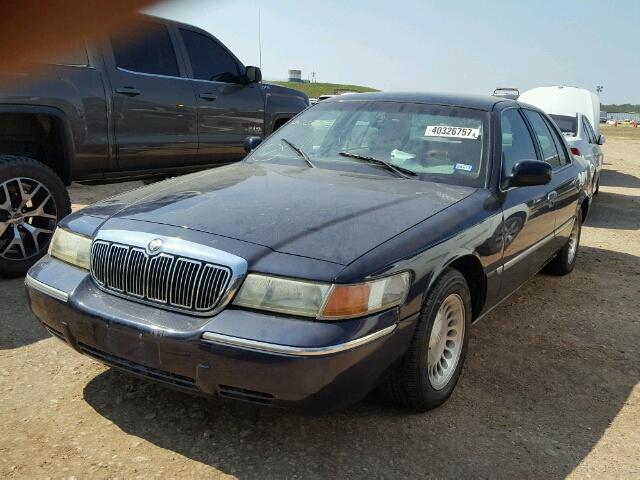 2MEFM75W2YX737684 - 2000 MERCURY GRAND MARQ BLACK photo 2