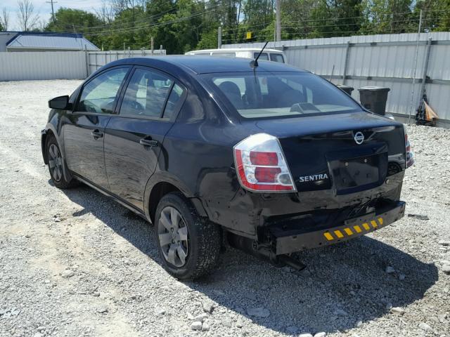 3N1AB61E78L727875 - 2008 NISSAN SENTRA 2.0 BLACK photo 3