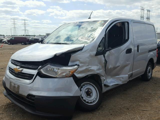 3N63M0YN6FK712755 - 2015 CHEVROLET CITY EXPRE SILVER photo 2