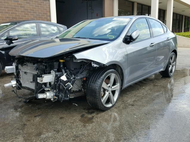 1C3CDFBA4DD328504 - 2013 DODGE DART SXT Šedá fotografie 2