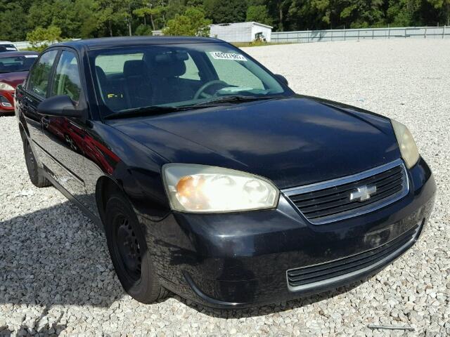 1G1ZS58F17F125774 - 2007 CHEVROLET MALIBU LS BLACK photo 1