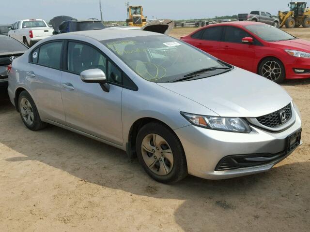 19XFB2F50FE107021 - 2015 HONDA CIVIC SILVER photo 1