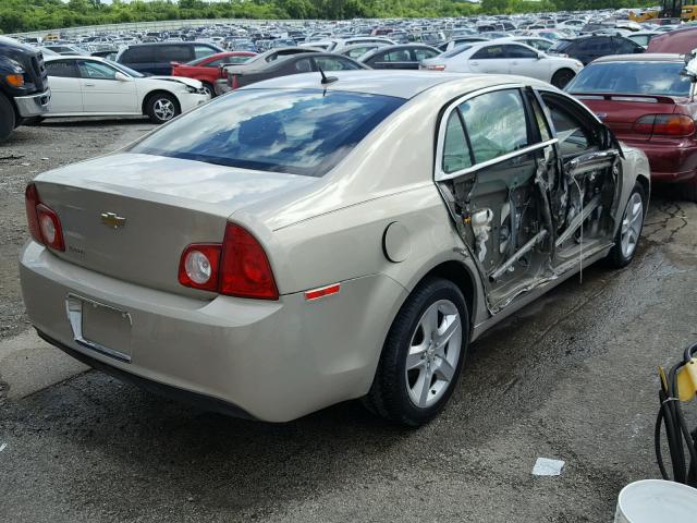 1G1ZB5EB7AF303907 - 2010 CHEVROLET MALIBU LS თაფლისფერი ფოტო 4
