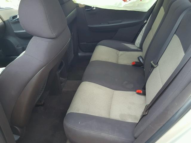 1G1ZB5EB7AF303907 - 2010 CHEVROLET MALIBU LS თაფლისფერი ფოტო 6