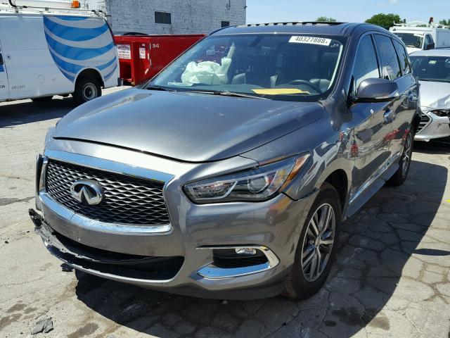 5N1DL0MM2JC505748 - 2018 INFINITI QX60 GRAY photo 2