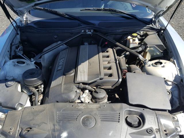 4USBT334X3LS48026 - 2003 BMW Z4 2.5 SILVER photo 7