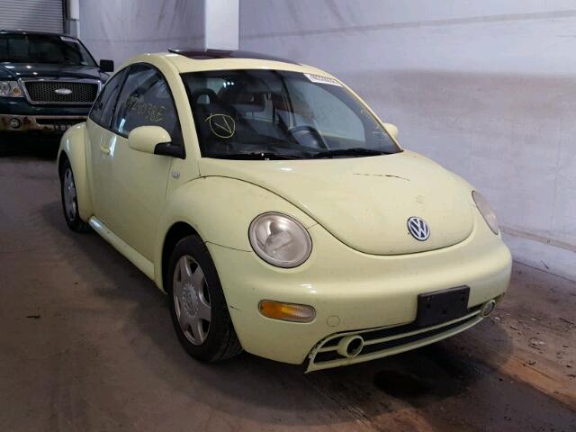 3VWCK21C11M467046 - 2001 VOLKSWAGEN NEW BEETLE 黄色 照片 1