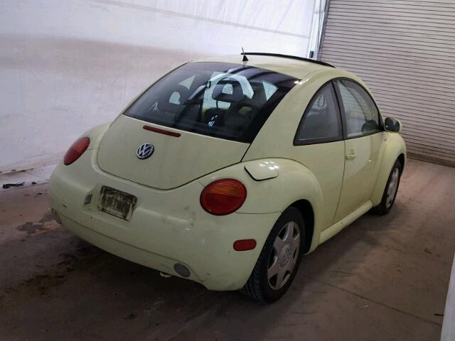 3VWCK21C11M467046 - 2001 VOLKSWAGEN NEW BEETLE 黄色 照片 4
