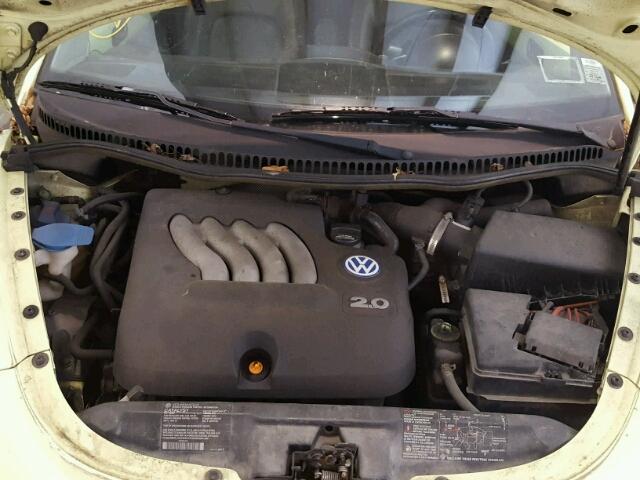 3VWCK21C11M467046 - 2001 VOLKSWAGEN NEW BEETLE 黄色 照片 7