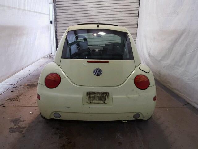 3VWCK21C11M467046 - 2001 VOLKSWAGEN NEW BEETLE 黄色 照片 9