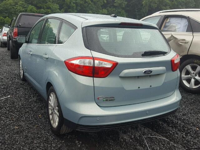 1FADP5CU3EL511268 - 2014 FORD C-MAX PREM TURQUOISE photo 3