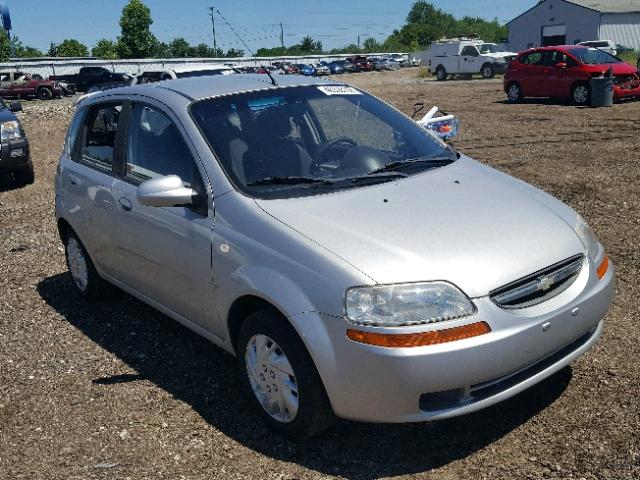KL1TD66638B033582 - 2008 CHEVROLET AVEO BASE Gümüş foto 1