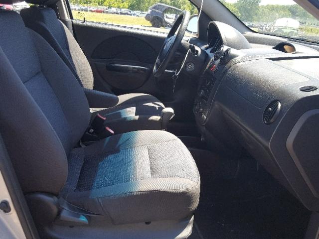 KL1TD66638B033582 - 2008 CHEVROLET AVEO BASE Gümüş foto 5