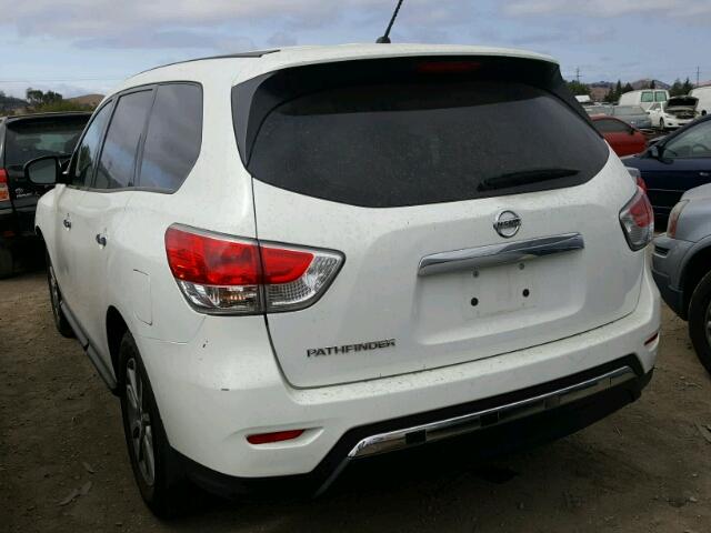 5N1AR2MN0EC689034 - 2014 NISSAN PATHFINDER WHITE photo 3