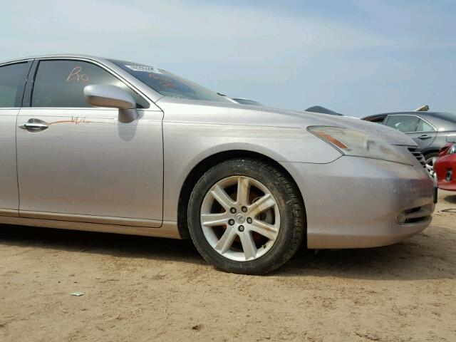 JTHBJ46G392292924 - 2009 LEXUS ES 350 SILVER photo 9